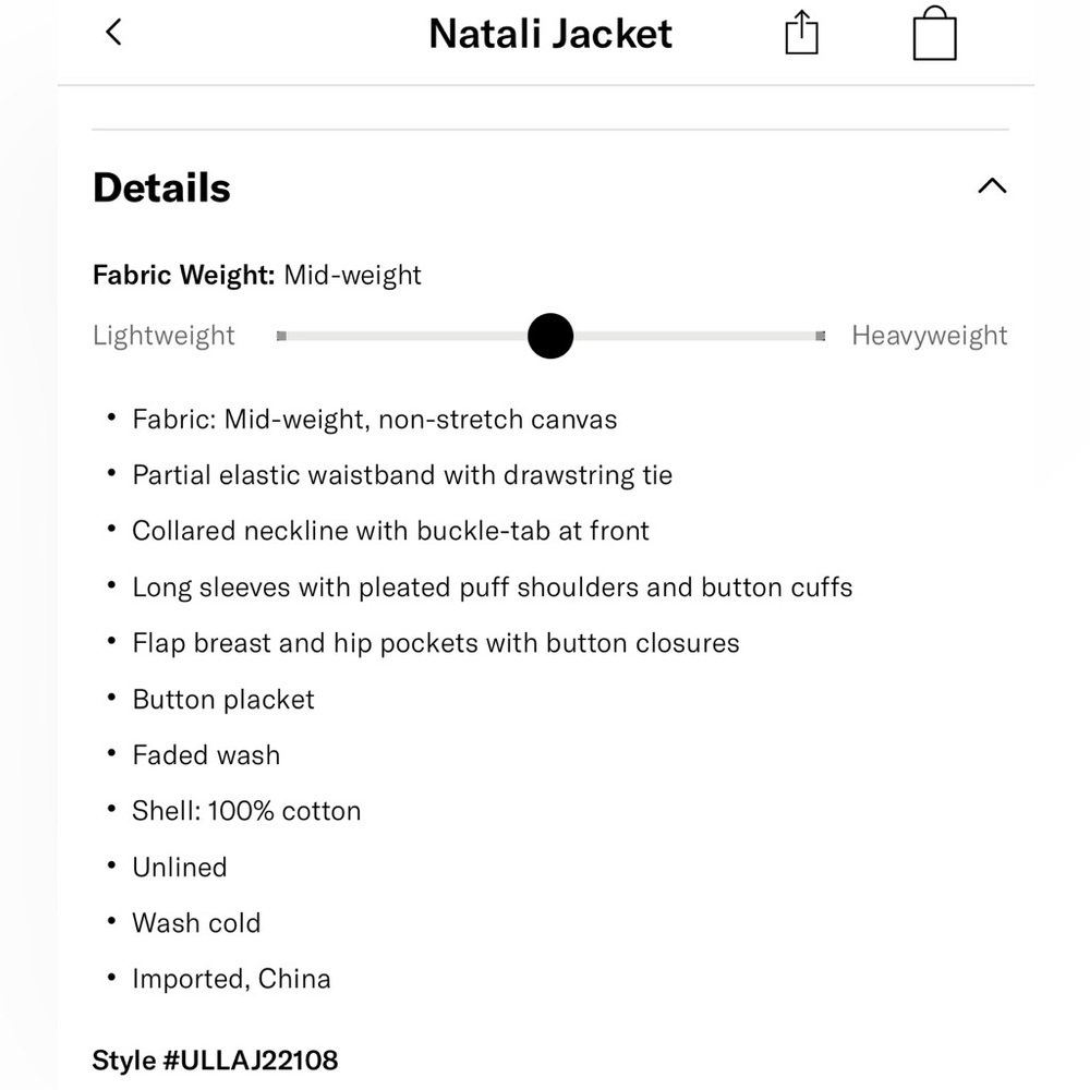 Ulla Johnson Natali Jacket Size Medium - Picture 4 of 9